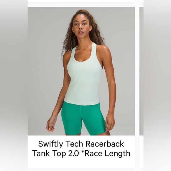 Swiftly Tech Racerback Tank Top
2.0 *Race Length
Delicate Mint/Delicate Mint - Picture 1 of 4